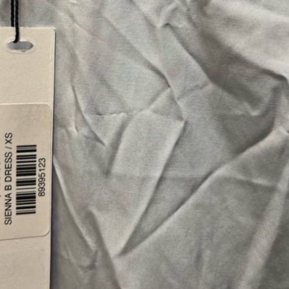 Katharine Kidd Sienna Dress In Size XS Blue & White Puff Sleeve NWT - Picture 6 of 7